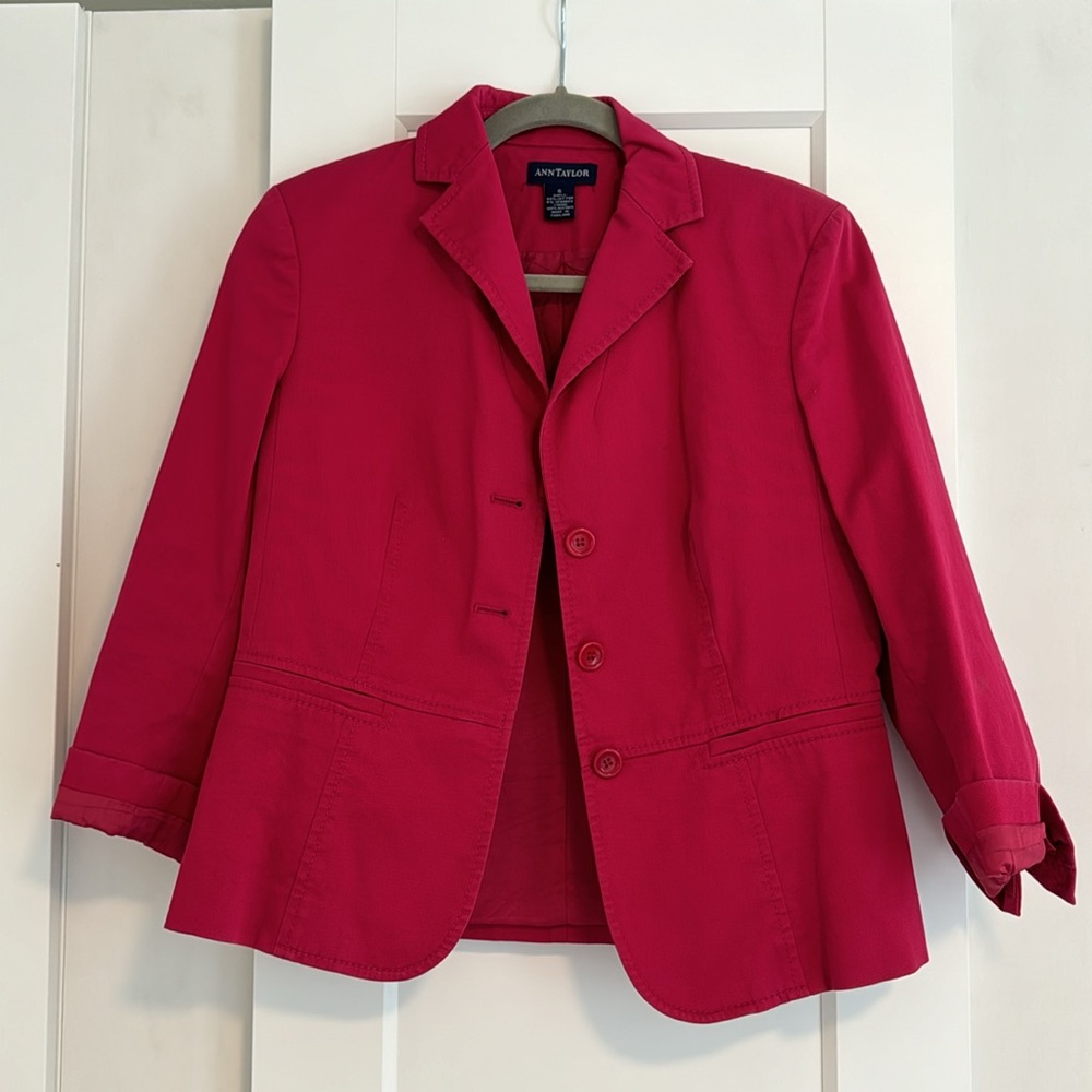 Ann Taylor Pink Blazer
